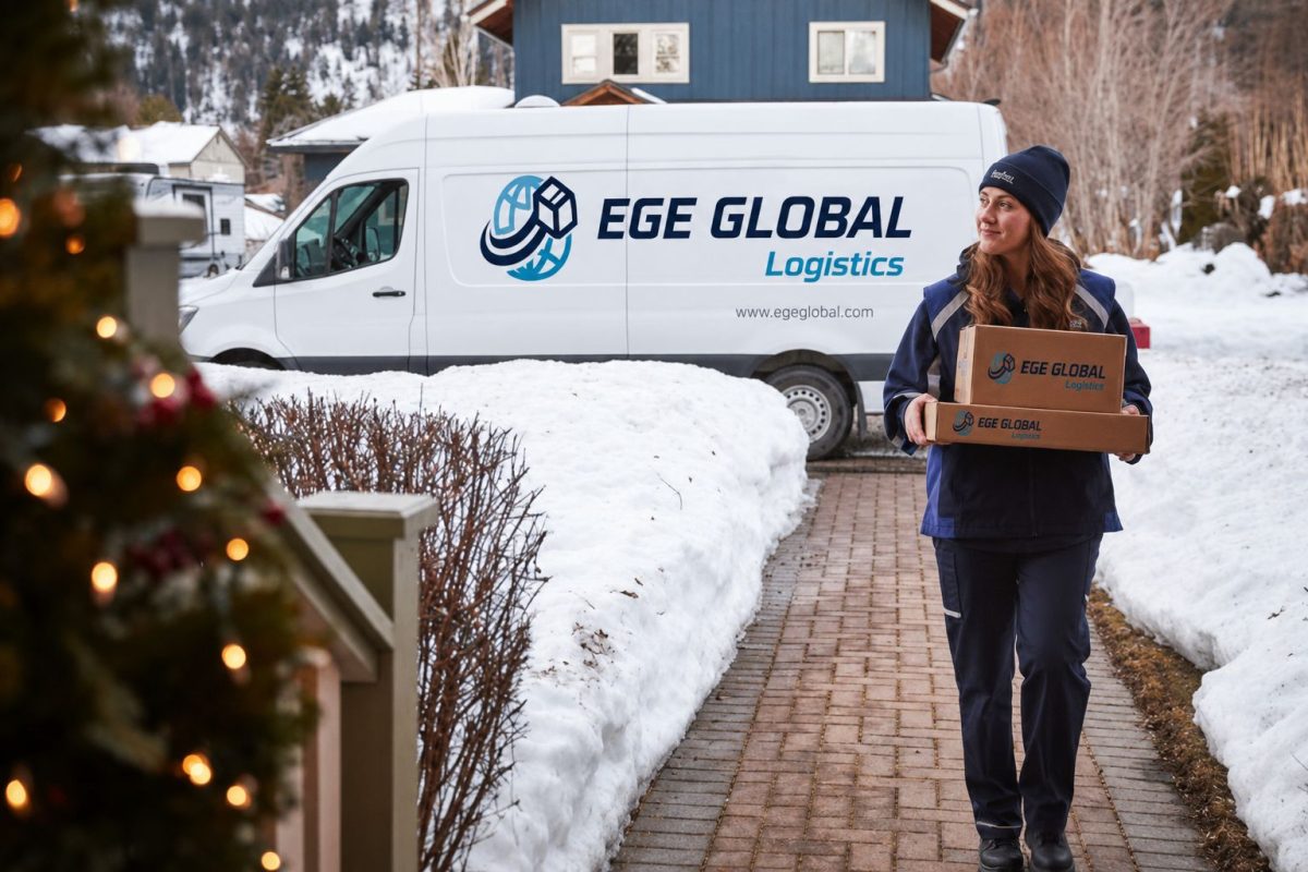 Door-to-door delivery in winter conditions
